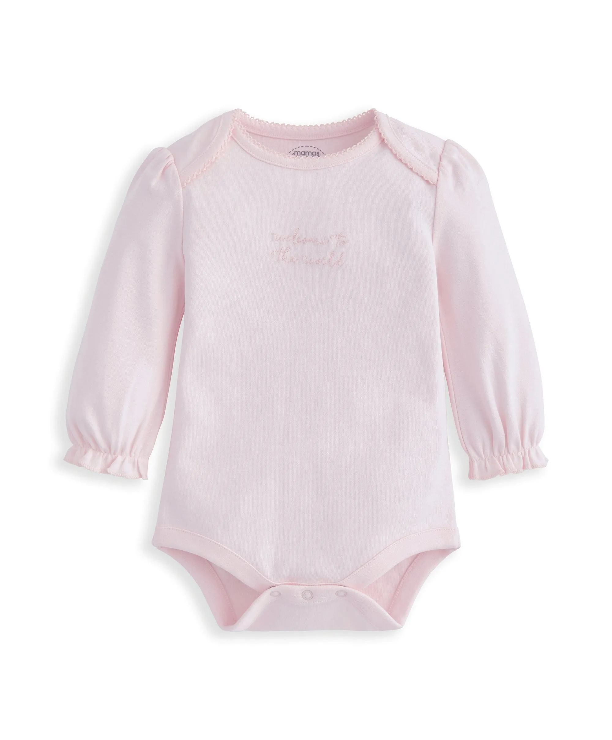 Frill Cuff Bodysuit, Leggings & Hat Set (3 Pieces) - Ditsy Rose Print