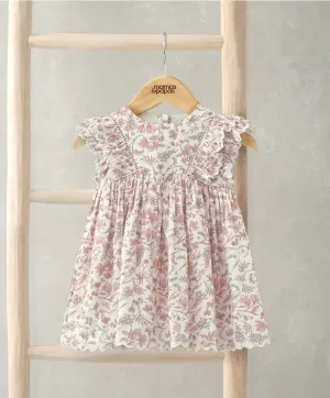 Frill Floral Print Dress Babykids Mamas & Papas