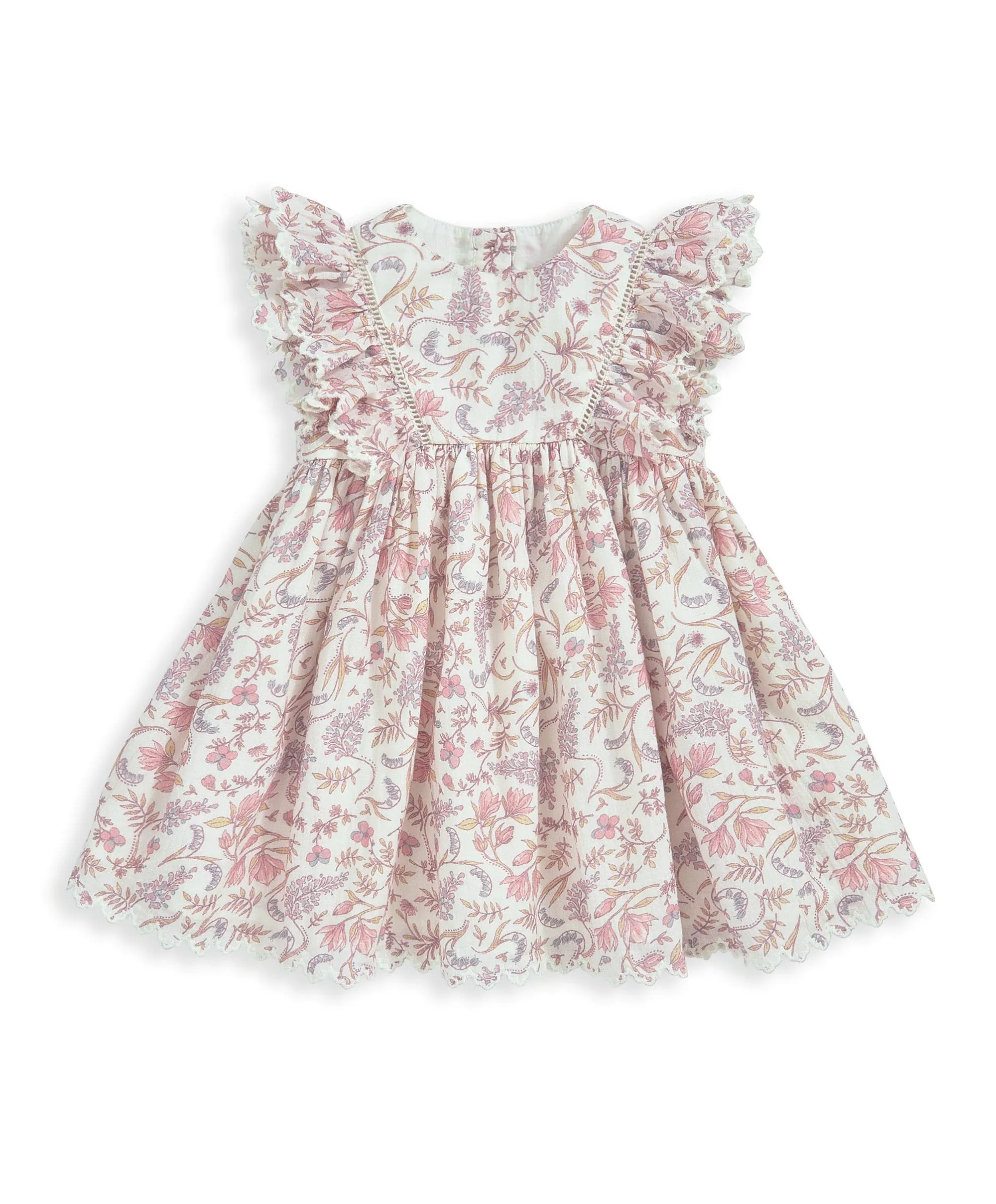 Frill Floral Print Dress