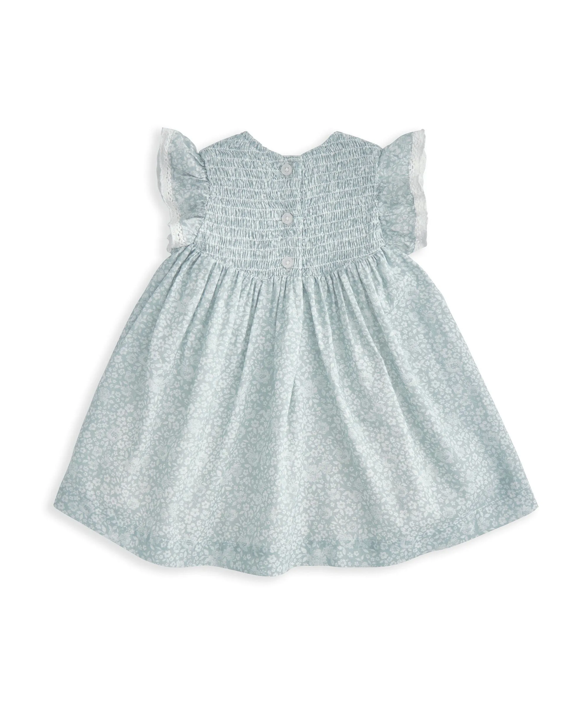 Frill Sleeve Dress - Floral Print Babykids Mamas & Papas