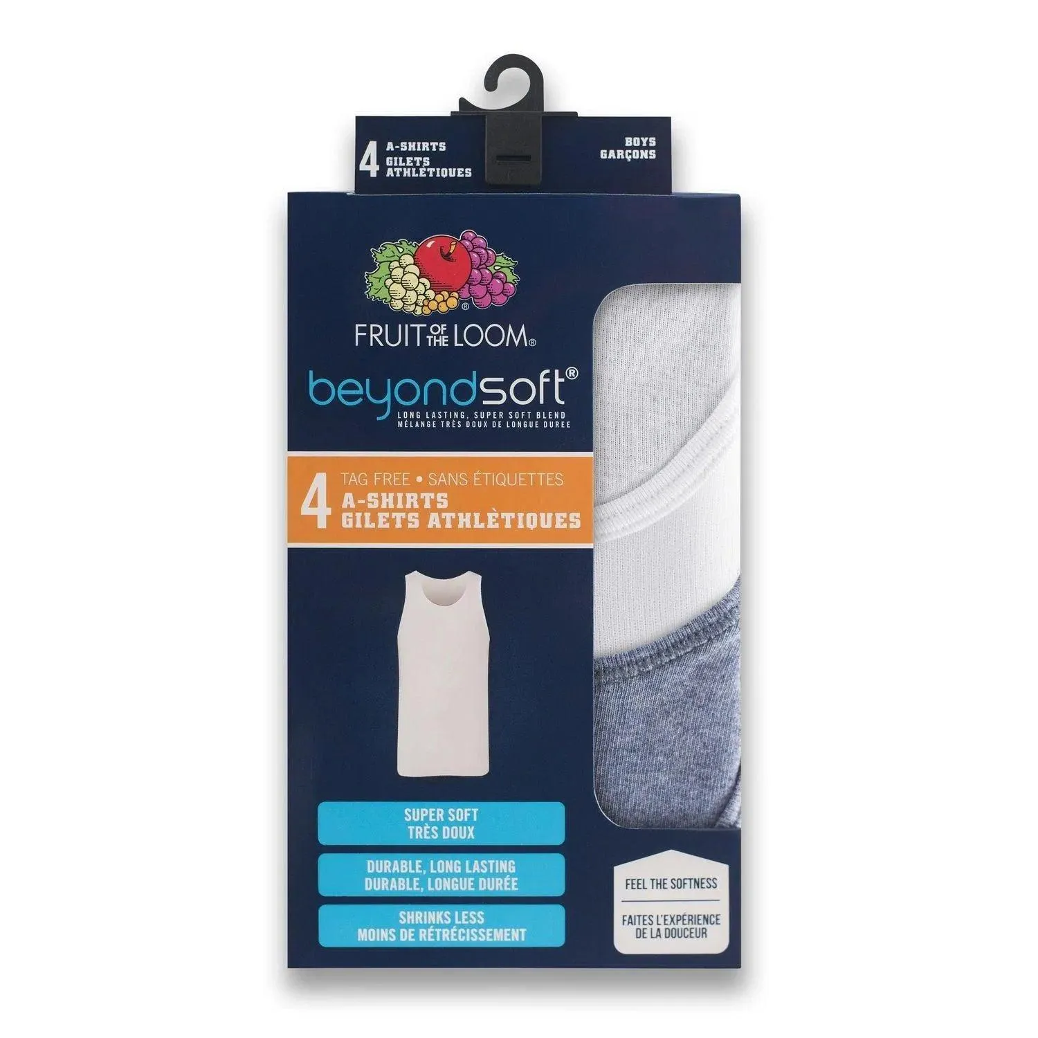 Fruit of the Loom Boys Beyondsoft A-Shirts - 4 Pack Babykids Fruit of the Loom