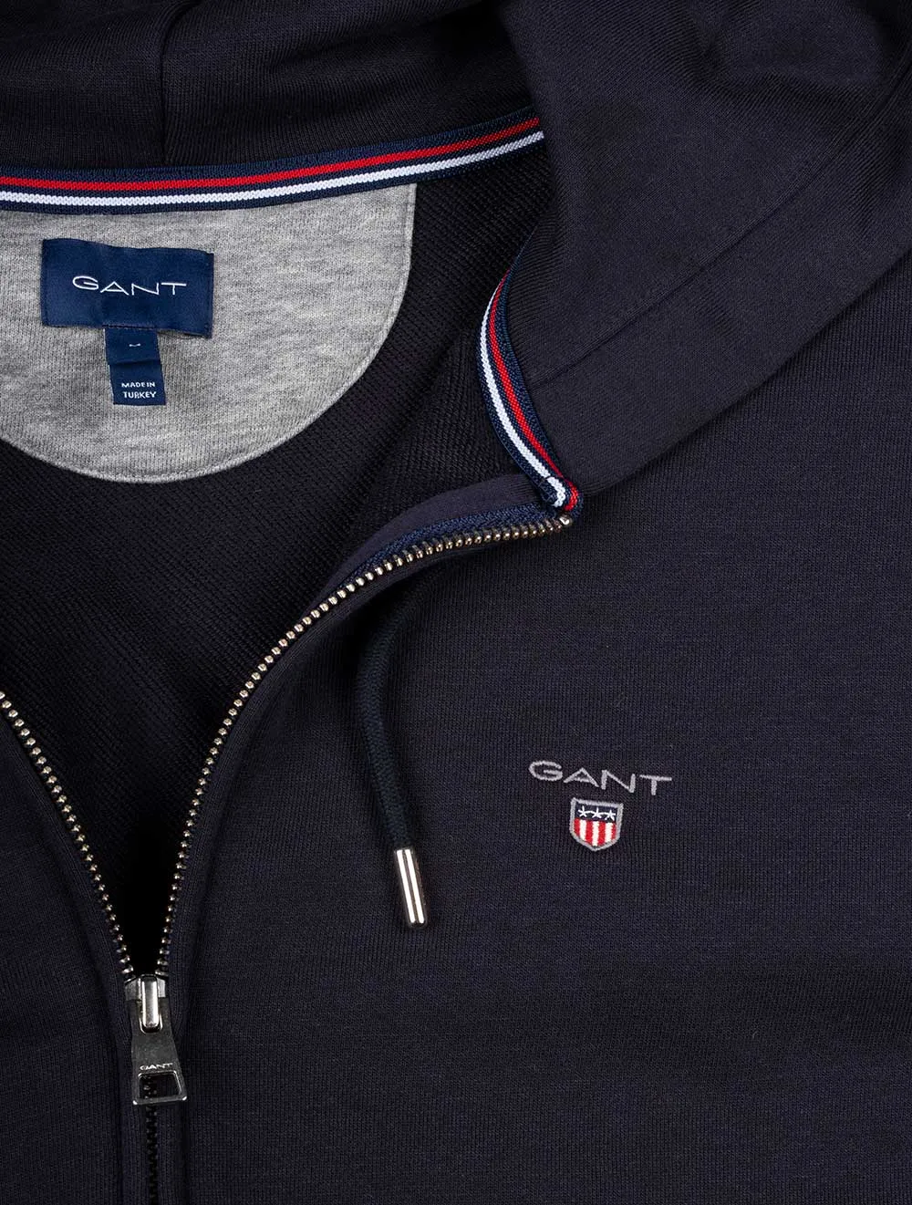 Full Zip Hoodie Evening Blue