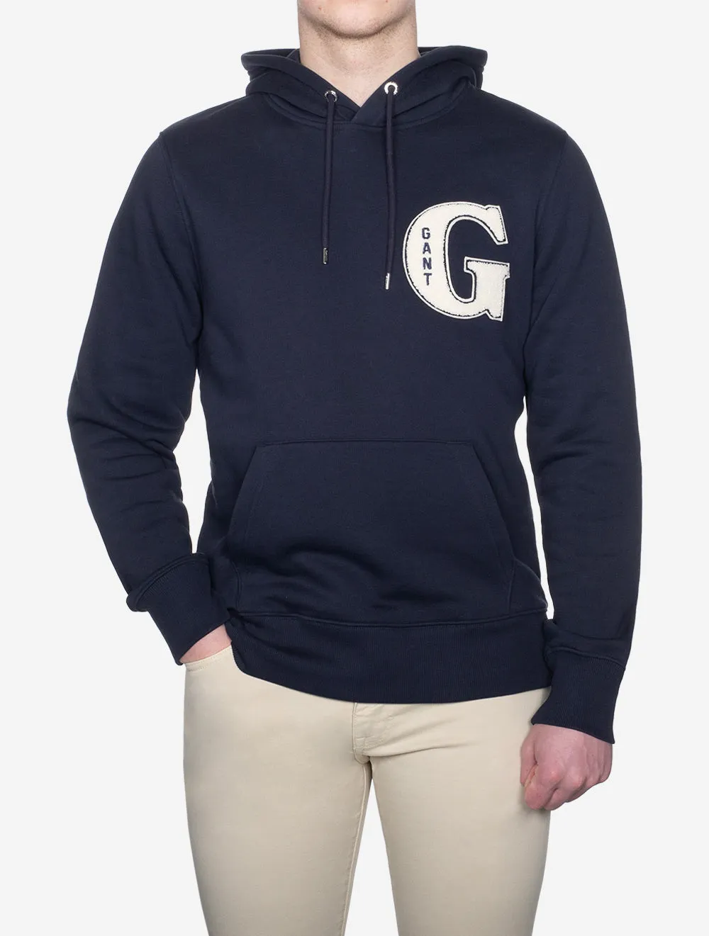 G Graphic Hoodie Evening Blue