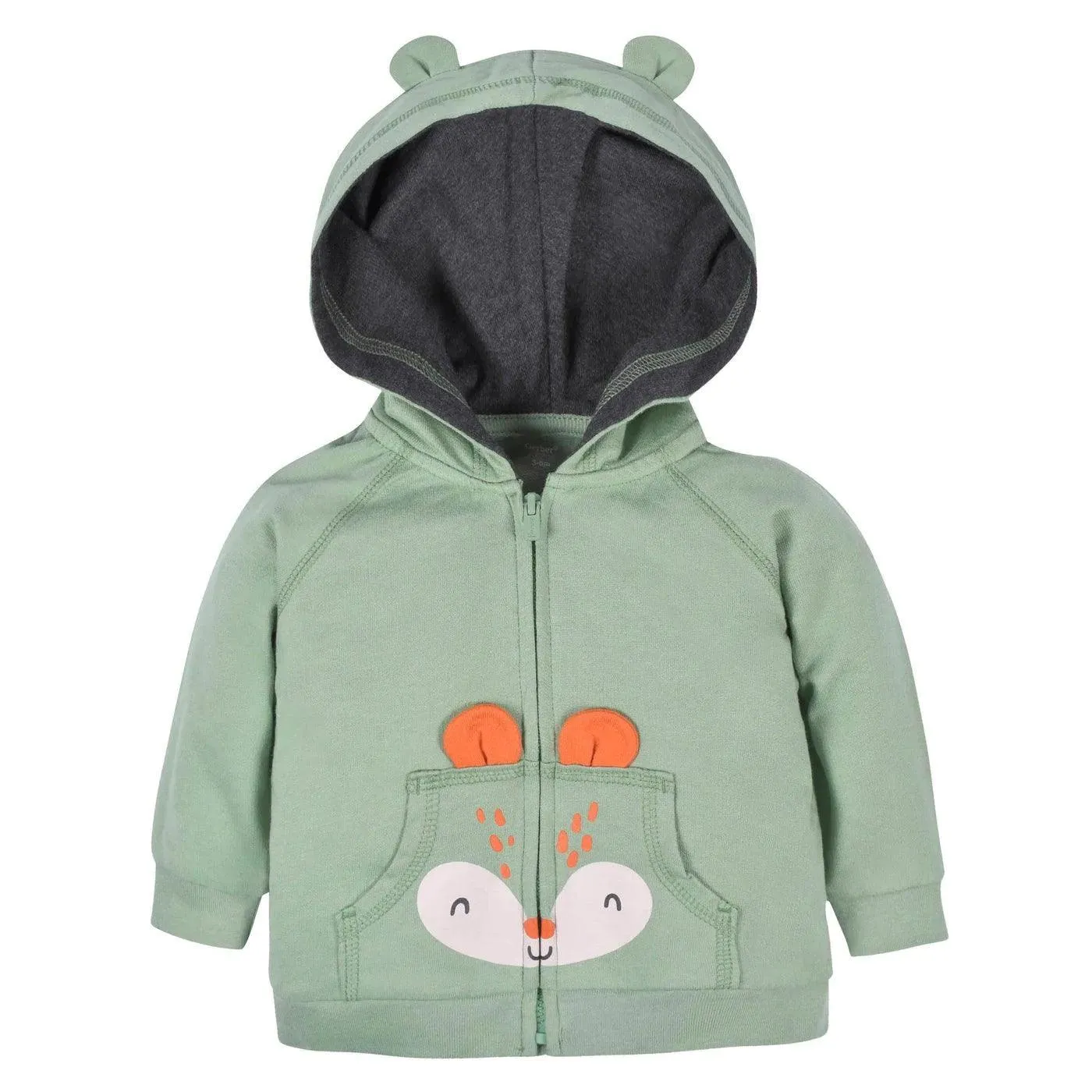 Gerber 2-Piece Baby & Toddler Boys Fox Terry Zip Hoodie & Joggers Set (2-5t) Babykids Gerber