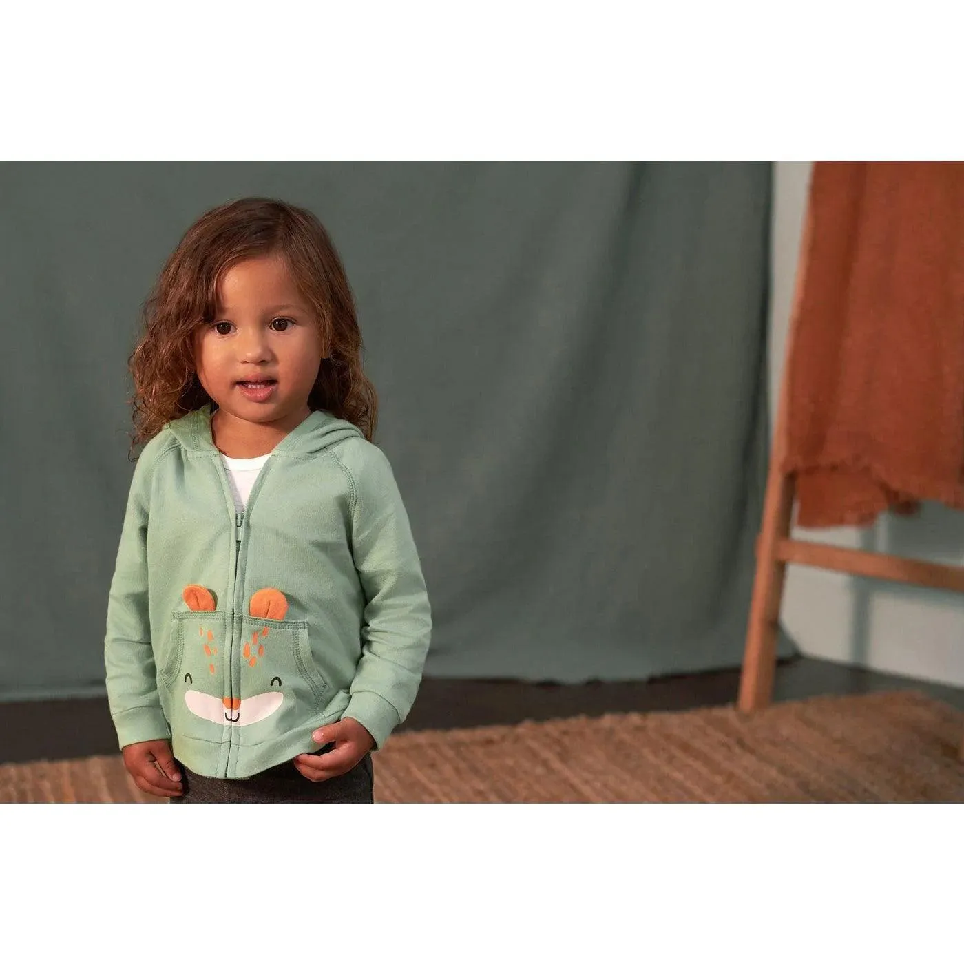 Gerber 2-Piece Baby & Toddler Boys Fox Terry Zip Hoodie & Joggers Set (2-5t) Babykids Gerber