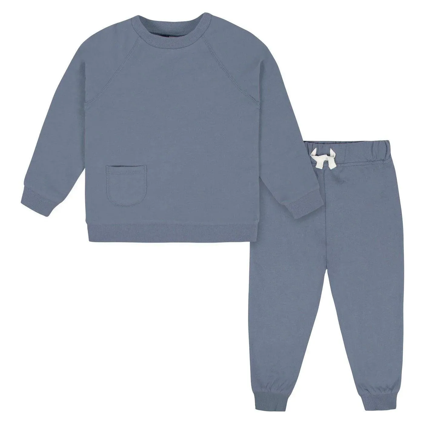Gerber 2-Piece Baby Boys Blue Pullover & Jogger Set Babykids Gerber