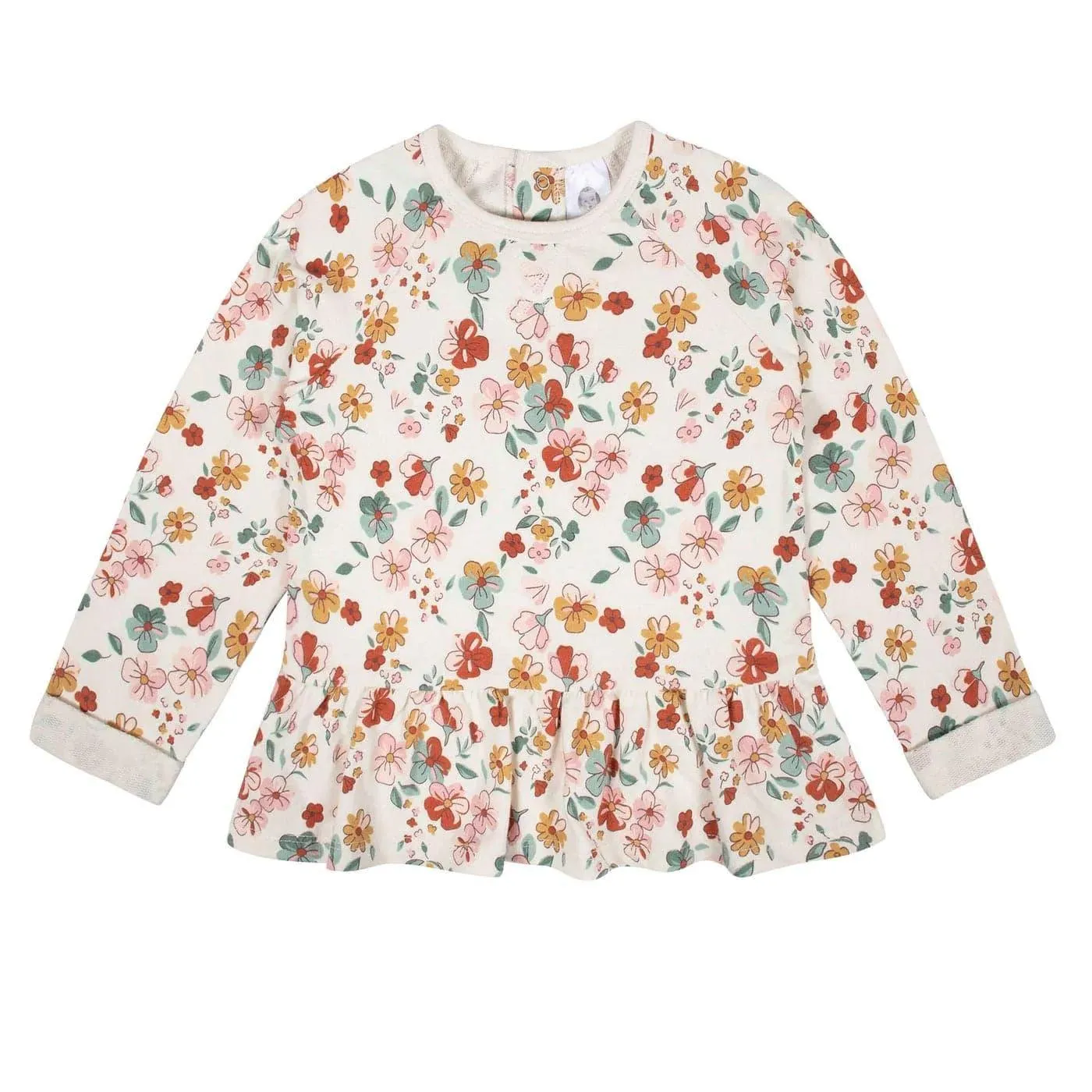 Gerber 2-Piece Baby Girls Floral Peplum Top & Leggings Set (12-24m) Babykids Gerber