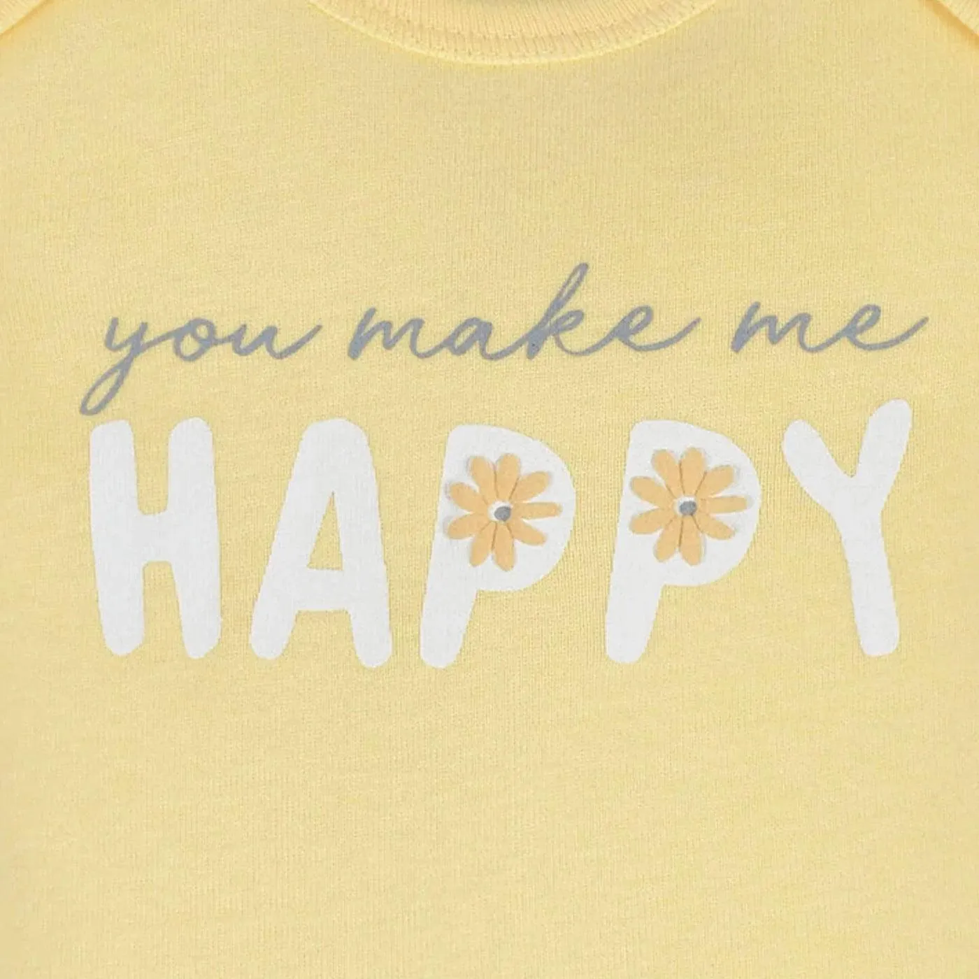 Gerber 3-Piece Baby Girls Happy Onesies®Bodysuits & Pant Set Babykids Gerber