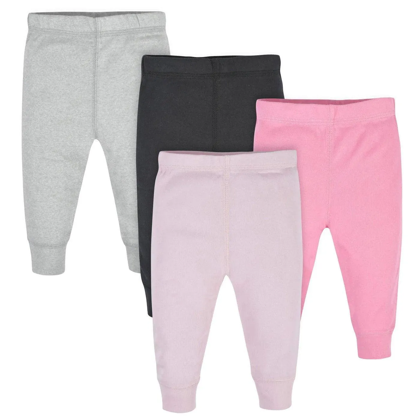 Gerber® 4-Pack Baby Girls Pink & Black Active Pants Babykids Gerber