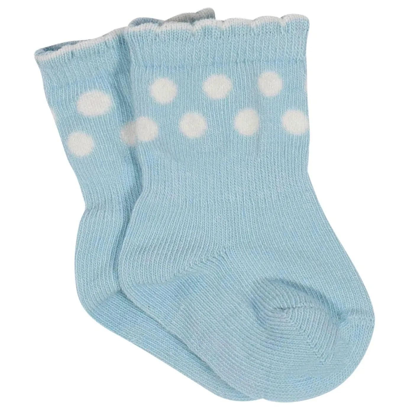 Gerber® 6-Pack Baby Girls Flower Pot Organic Wiggle Proof Socks 12M Babykids Gerber