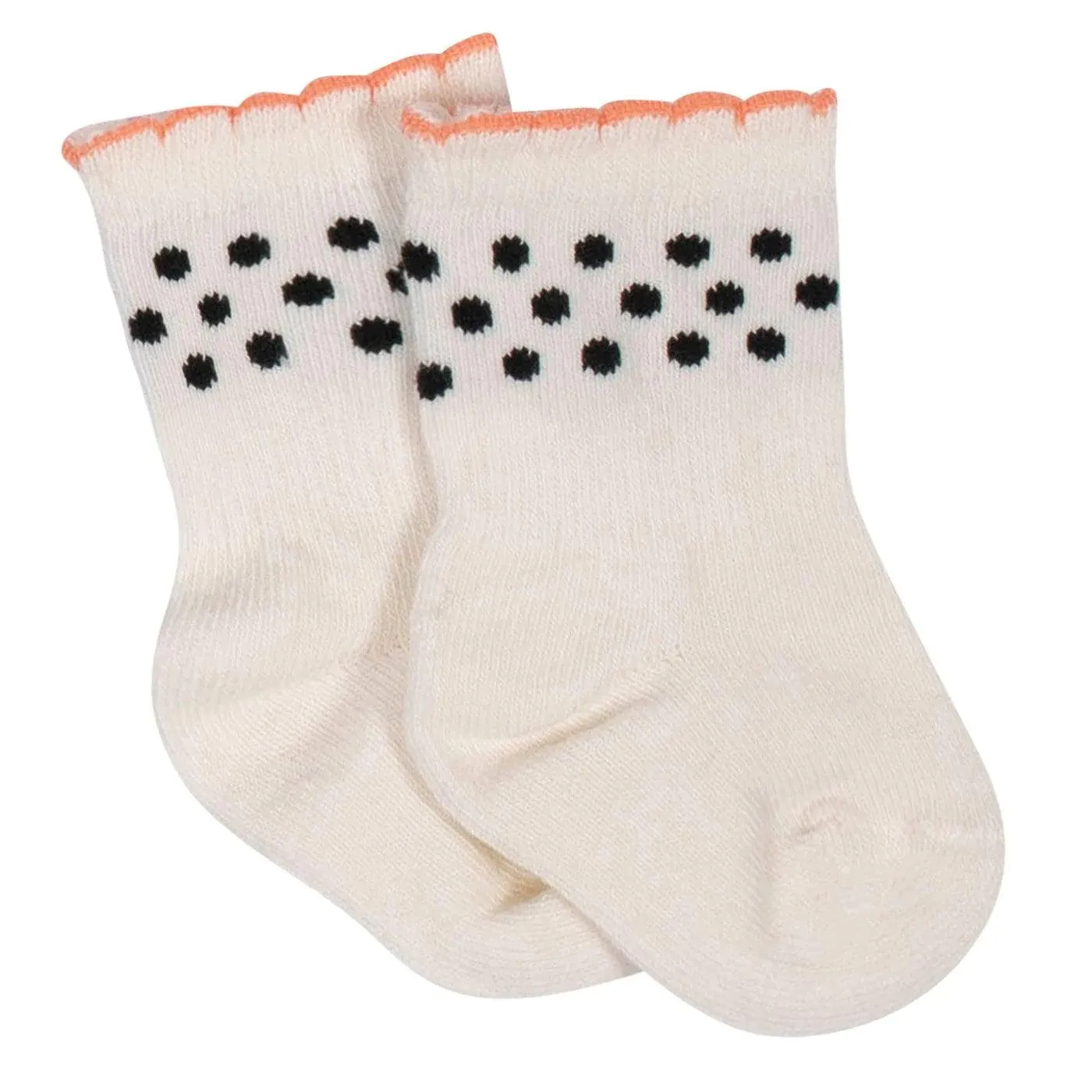Gerber® 6-Pack Baby Girls Flower Pot Organic Wiggle Proof Socks 12M Babykids Gerber