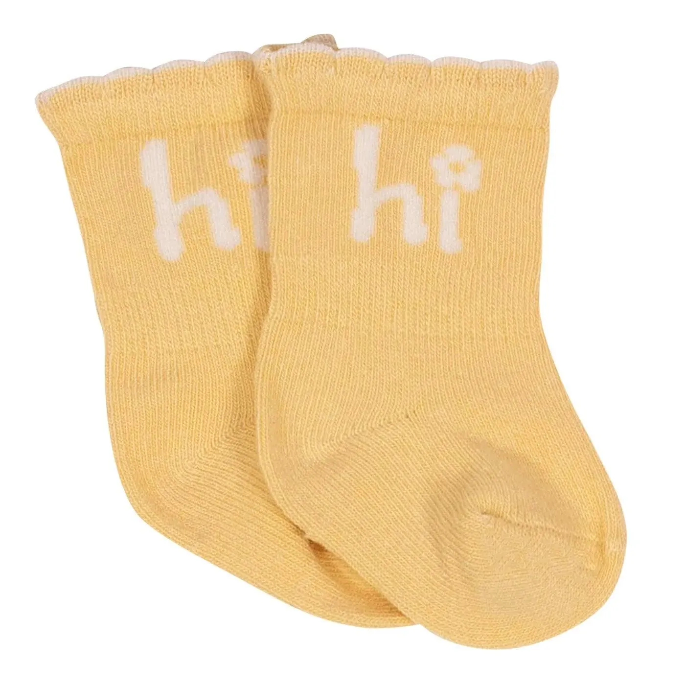 Gerber® 6-Pack Baby Girls Flower Pot Organic Wiggle Proof Socks 12M Babykids Gerber