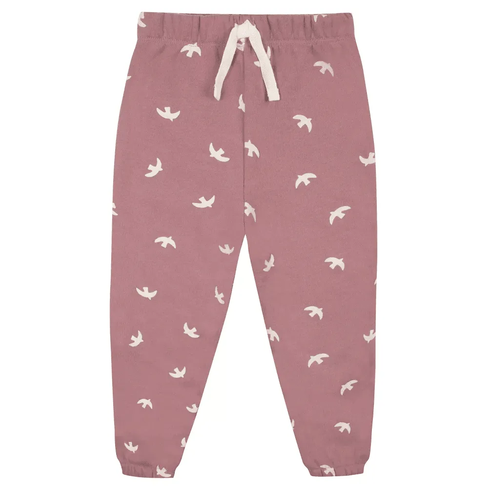 Gerber Baby and Toddler Girls' 2-Piece Sweatshirt & Active Pant Set - Birds Babykids Gerber