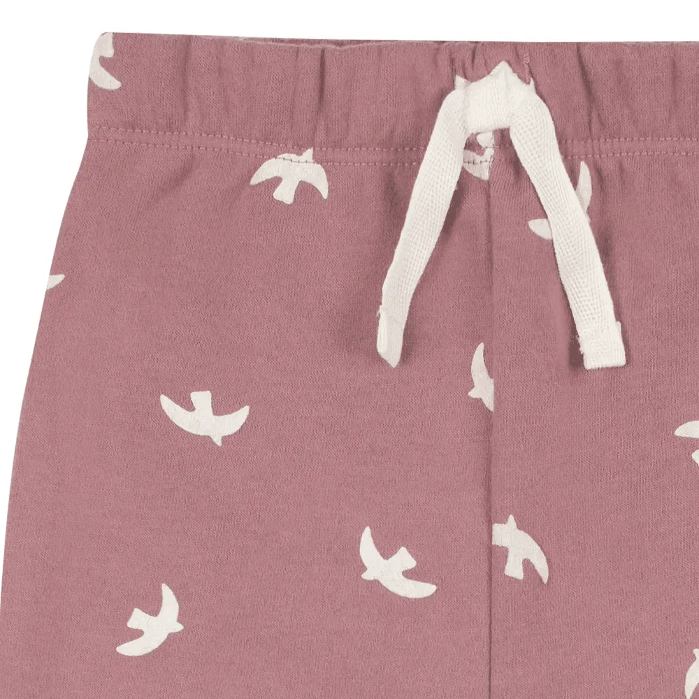 Gerber Baby and Toddler Girls' 2-Piece Sweatshirt & Active Pant Set - Birds Babykids Gerber