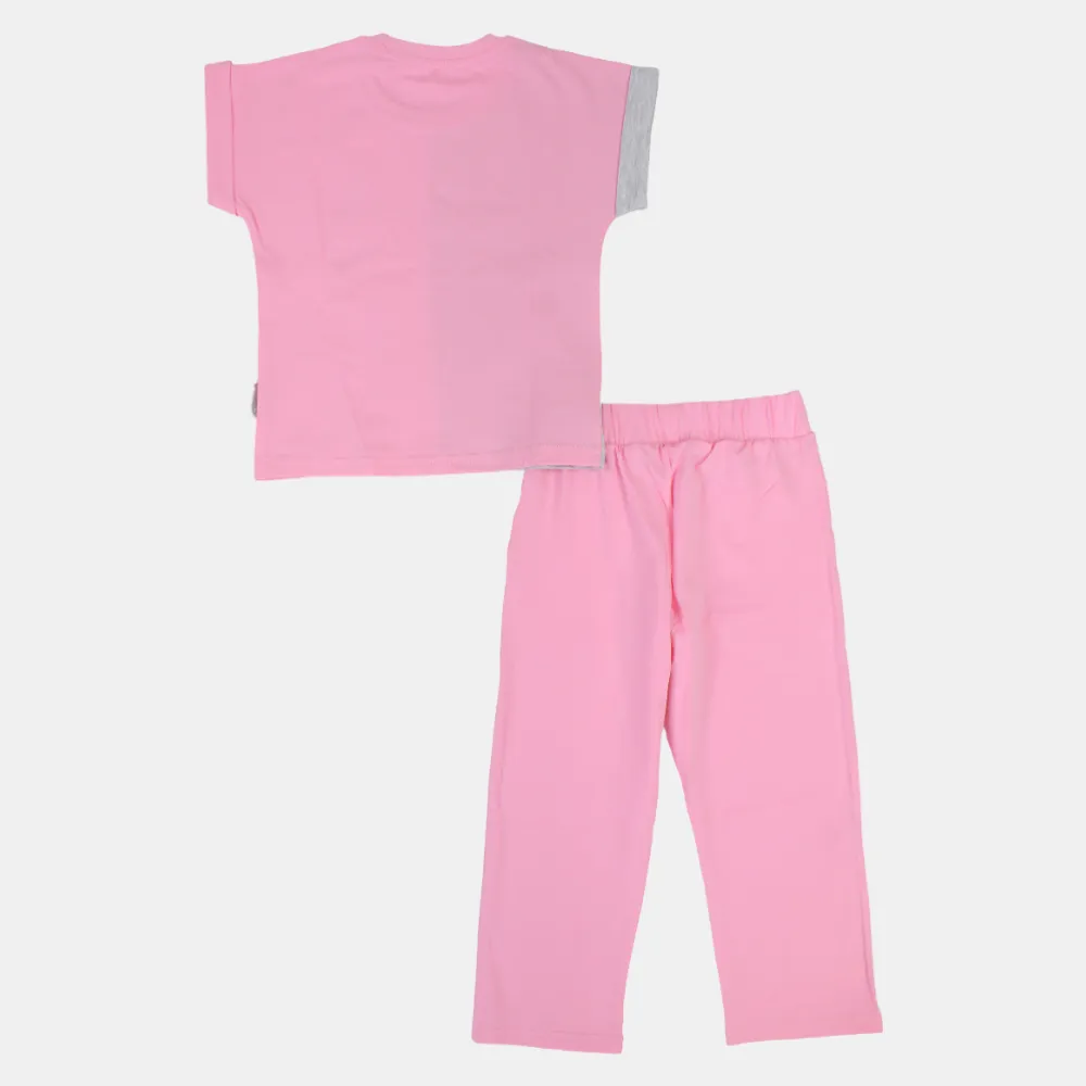 Girls' Barbie Short-Sleeved Pajama Set – Cotton