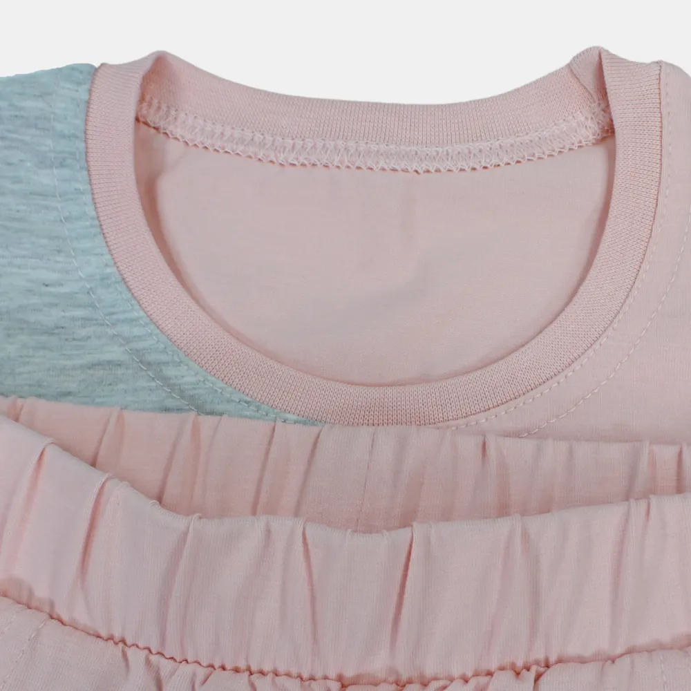 Girls' Barbie Short-Sleeved Pajama Set – Cotton