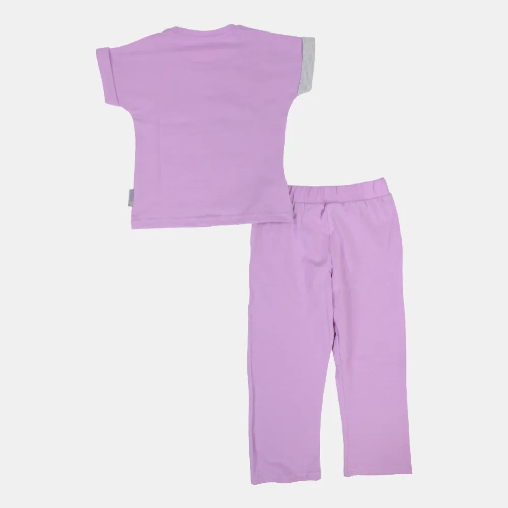 Girls' Barbie Short-Sleeved Pajama Set – Cotton