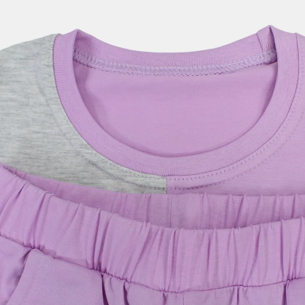 Girls' Barbie Short-Sleeved Pajama Set – Cotton