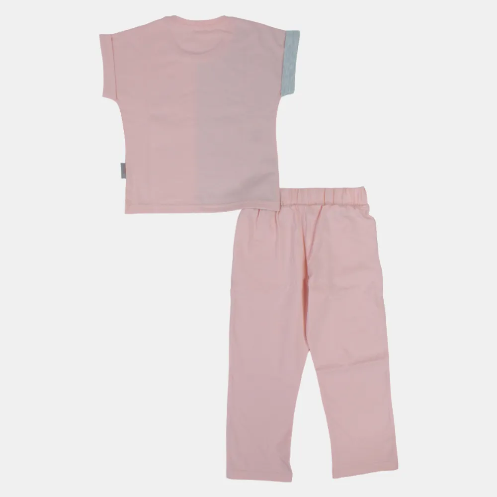 Girls' Barbie Short-Sleeved Pajama Set – Cotton