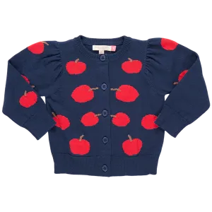 Girls Constance Sweater - Apples