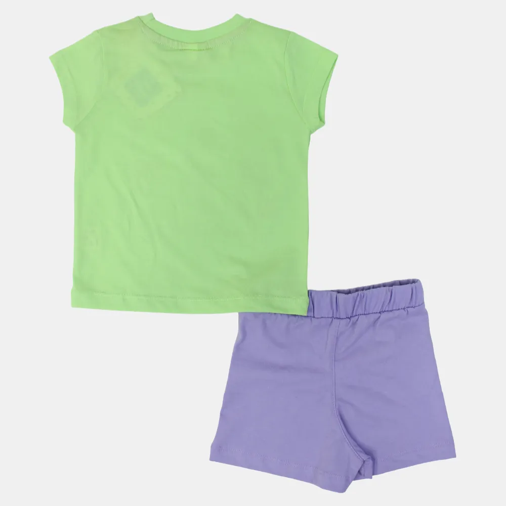 Girls Cotton Pajama Set – Cute Design