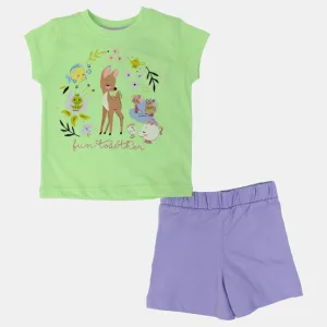 Girls Cotton Pajama Set – Cute Design