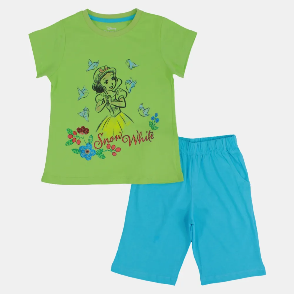 Girls Cotton Pajama Set – Snow White Design
