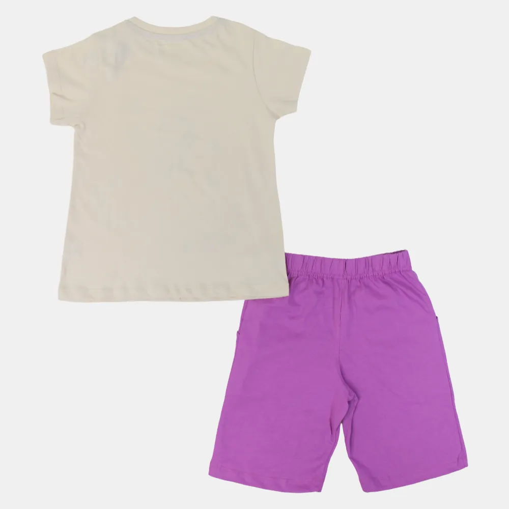Girls Cotton Pajama Set – Snow White Design