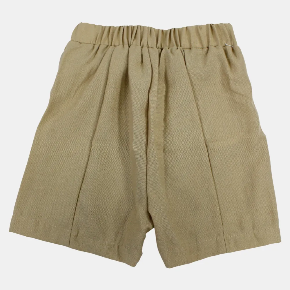 Girls' Linen Shorts – Bow Details