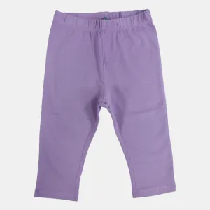 Girls Plain Cotton Leggings