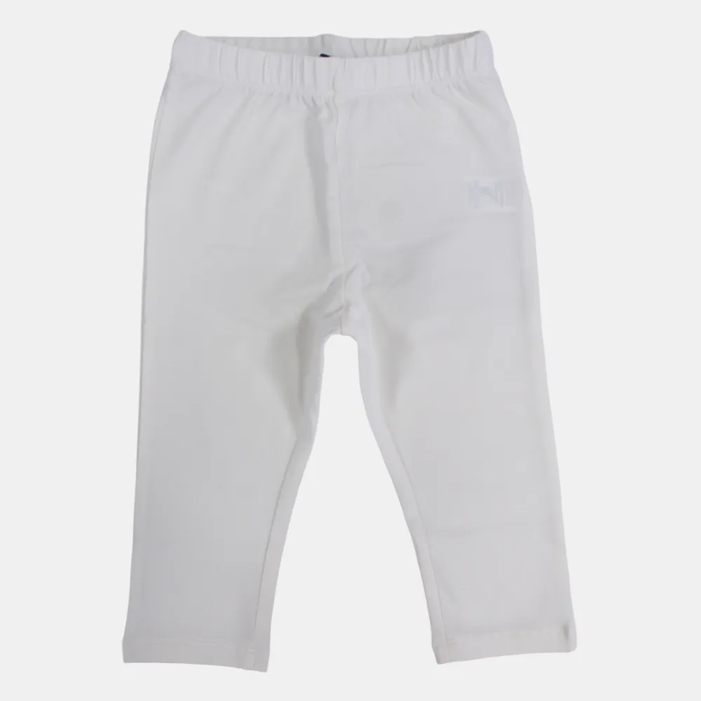Girls Plain Cotton Leggings