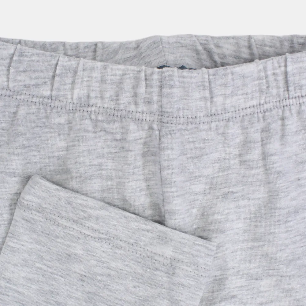 Girls Plain Cotton Leggings