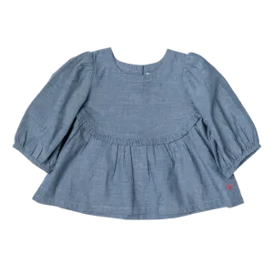 Girls Rowan Top - Chambray
