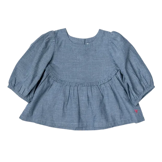 Girls Rowan Top - Chambray