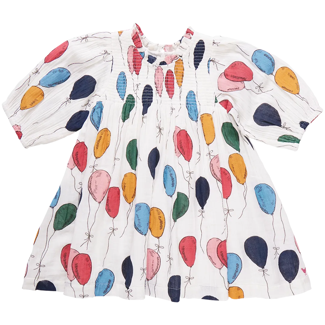 Girl's Stevie Dress Balloon Bunches