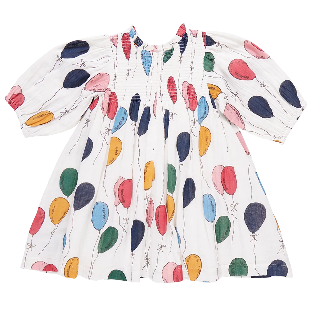 Girl's Stevie Dress Balloon Bunches