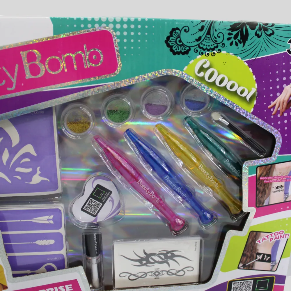 Girls Tattoo Set With Tattoo Pen