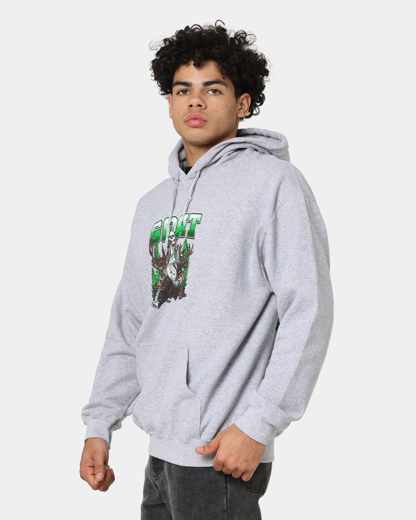 Goat Crew Buck Hunter Hoodie Grey