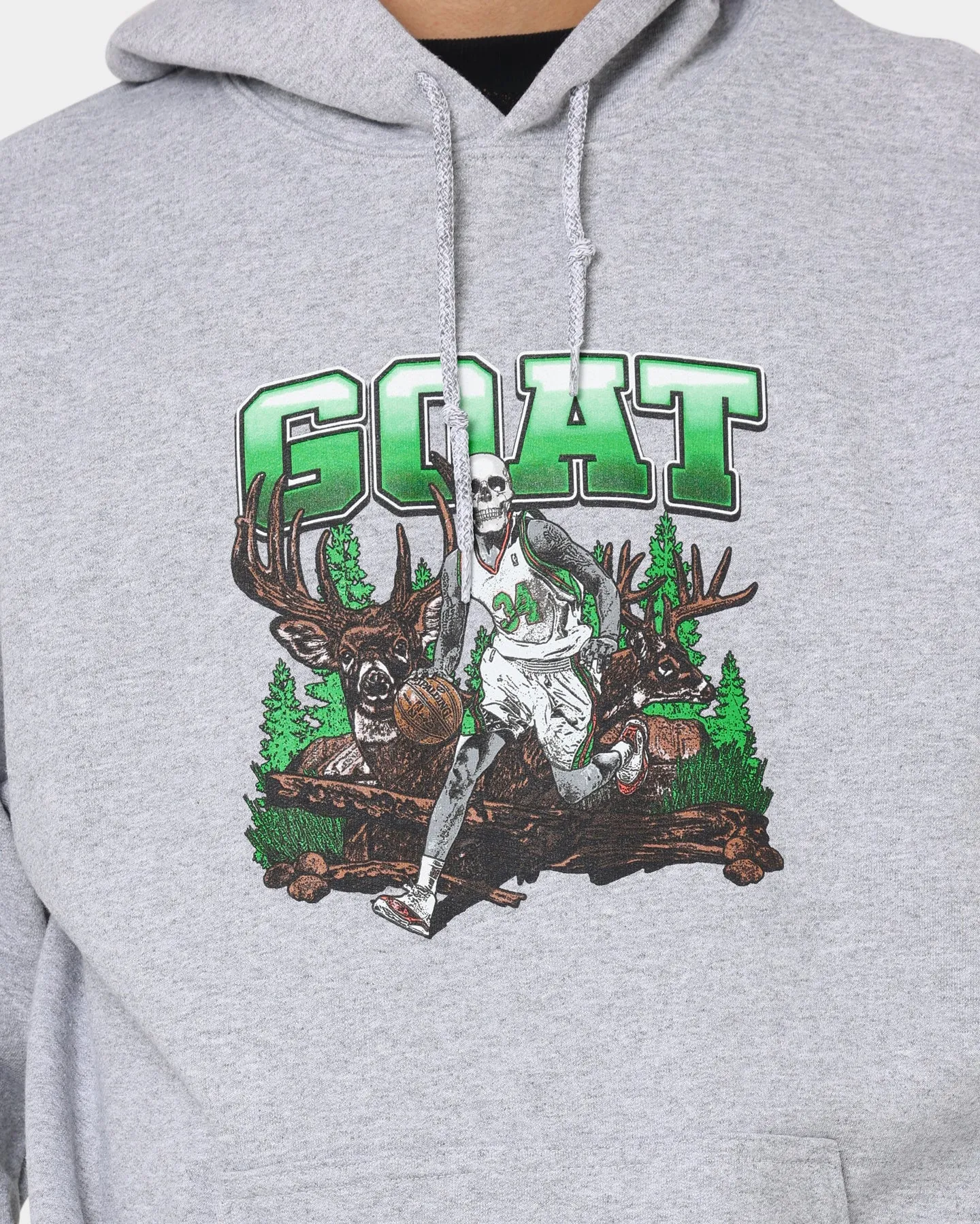 Goat Crew Buck Hunter Hoodie Grey