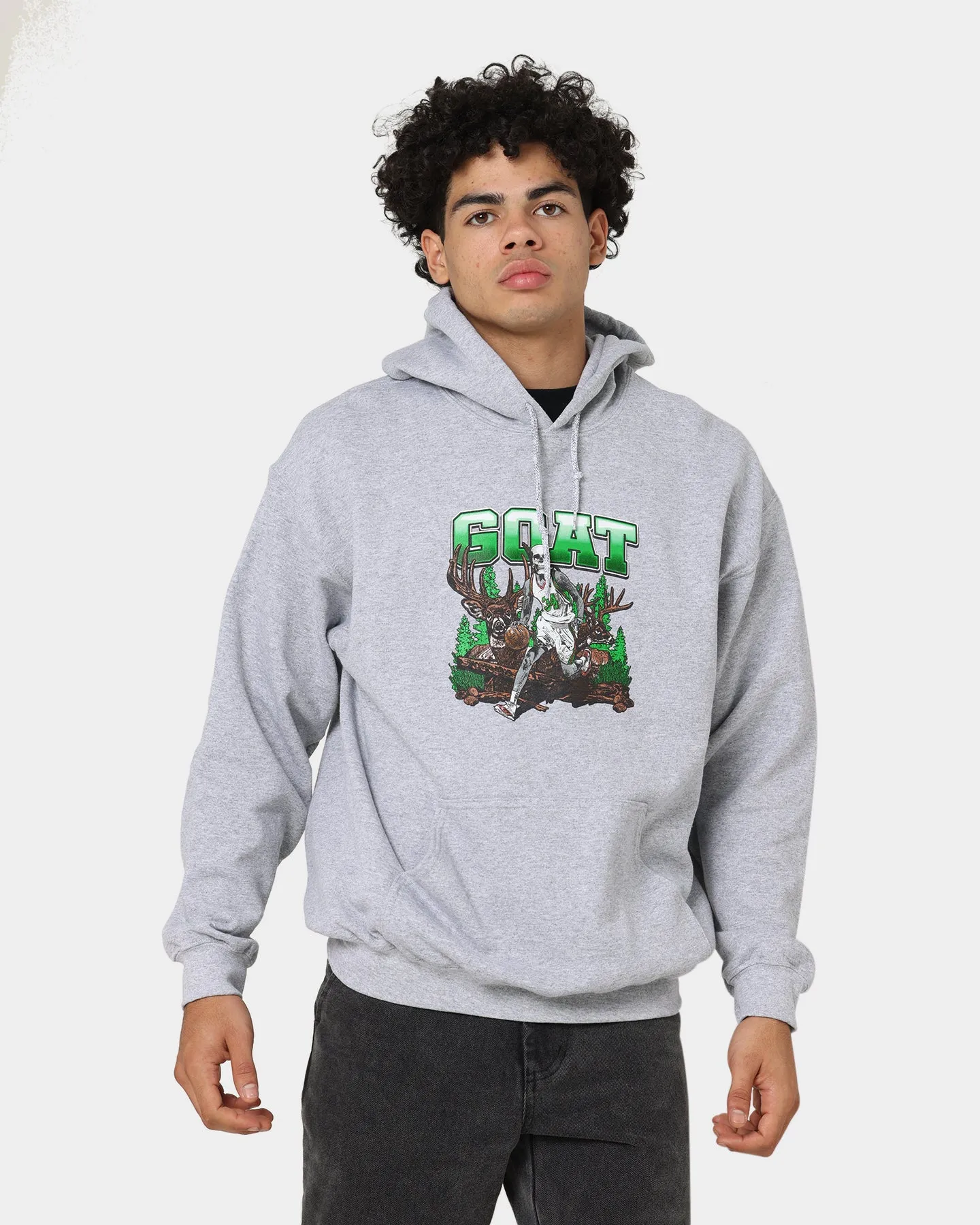 Goat Crew Buck Hunter Hoodie Grey