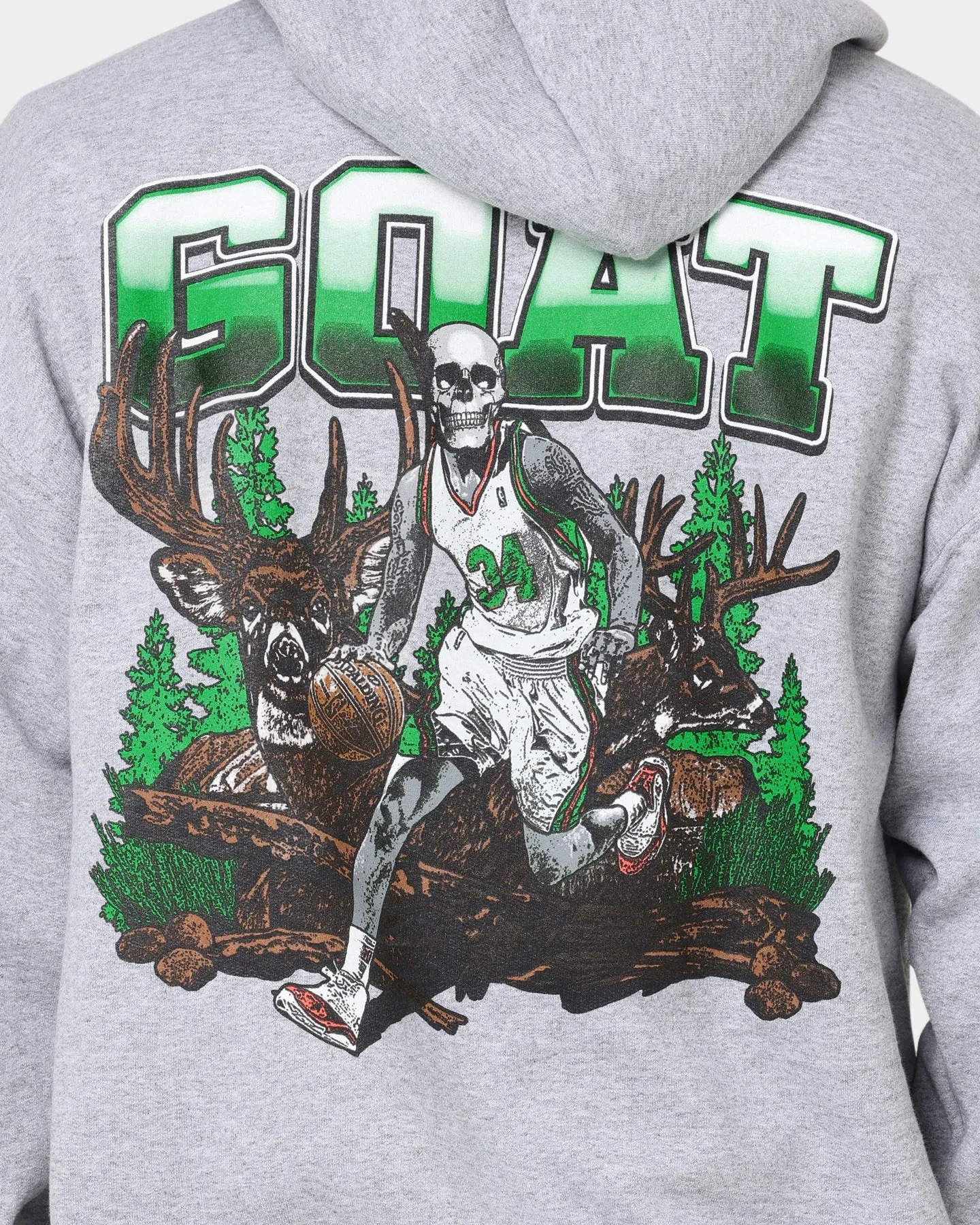 Goat Crew Buck Hunter Hoodie Grey