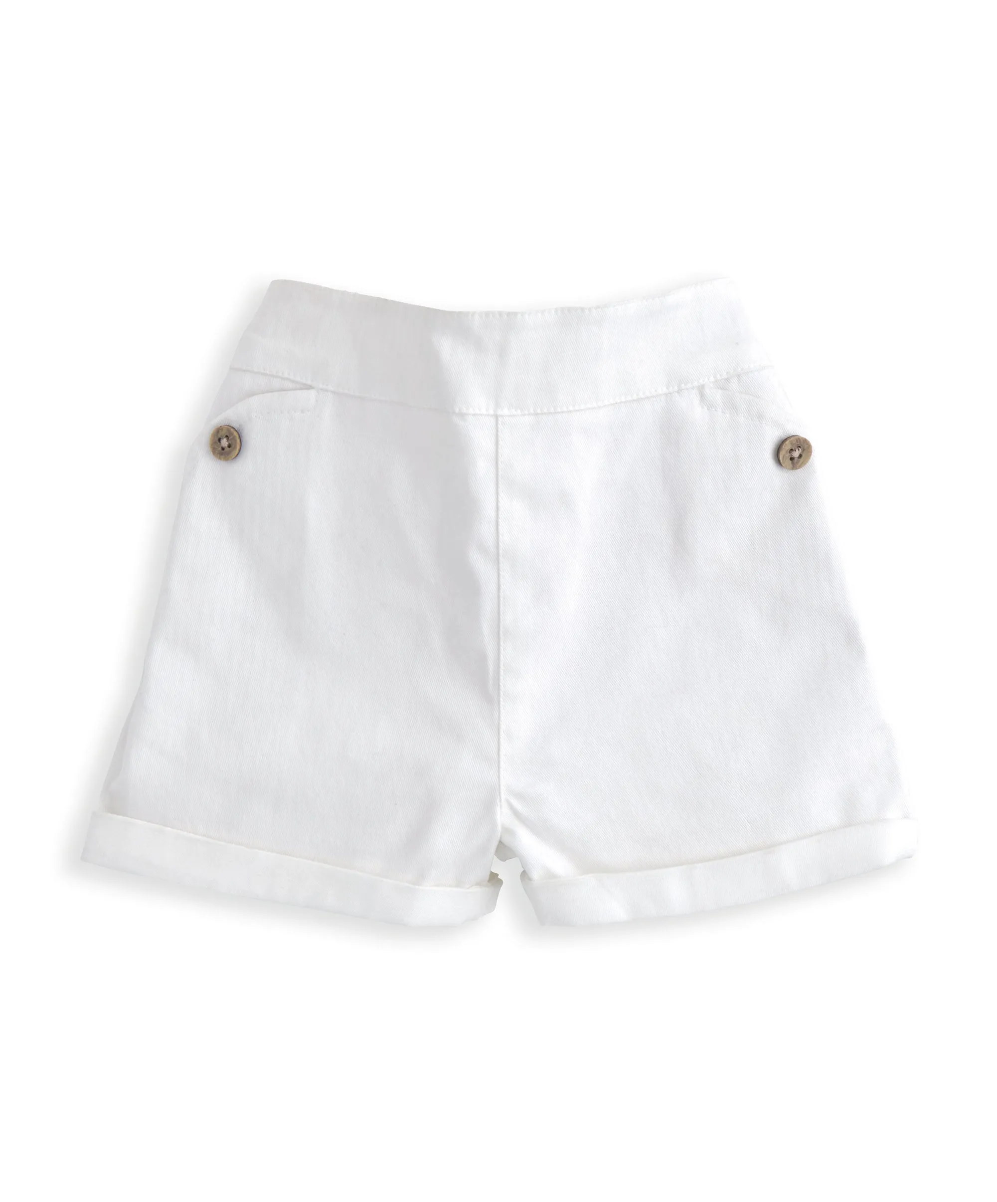 Grandad Collar Shirt & Shorts Set (2 Pieces)