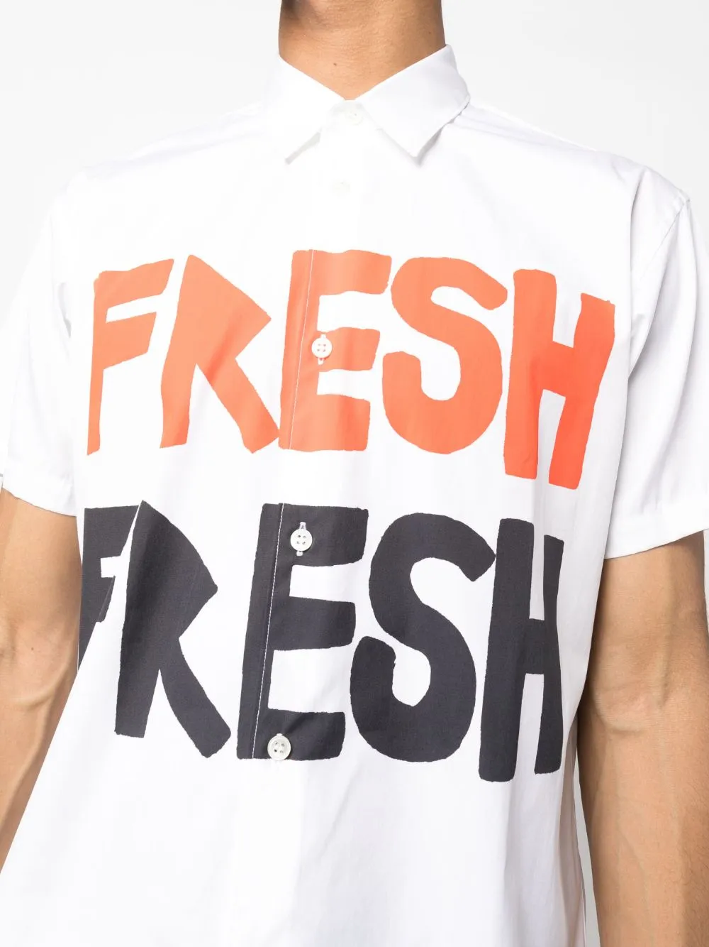 Graphic-Print Cotton Shirt