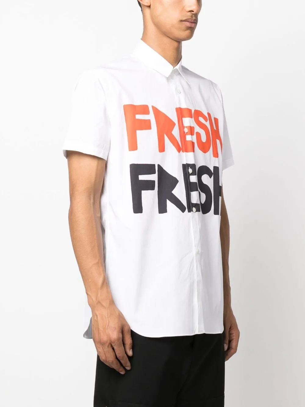 Graphic-Print Cotton Shirt