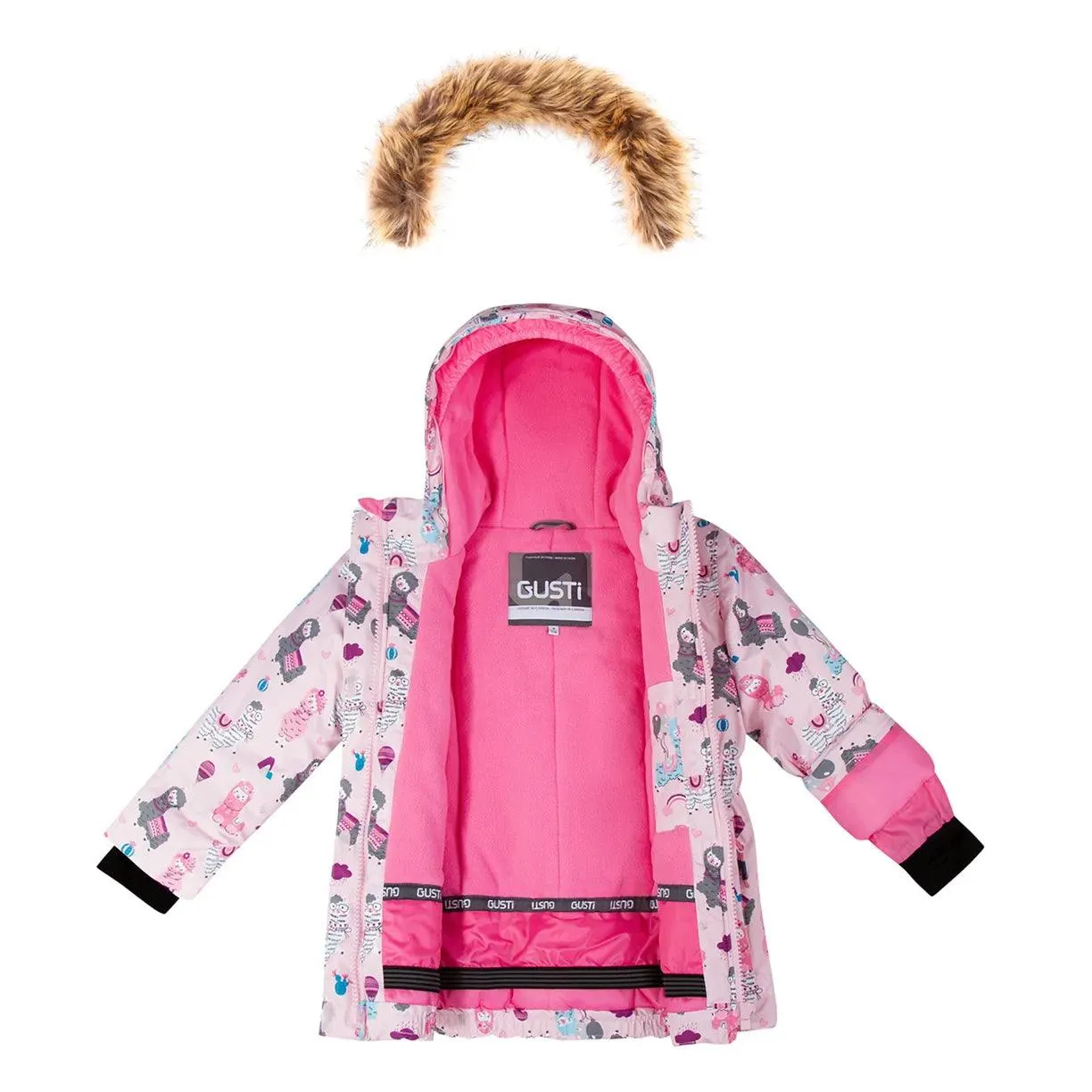 Gusti Girls Snowsuit -  Llamas - (2T to 8Y) Babykids Gusti