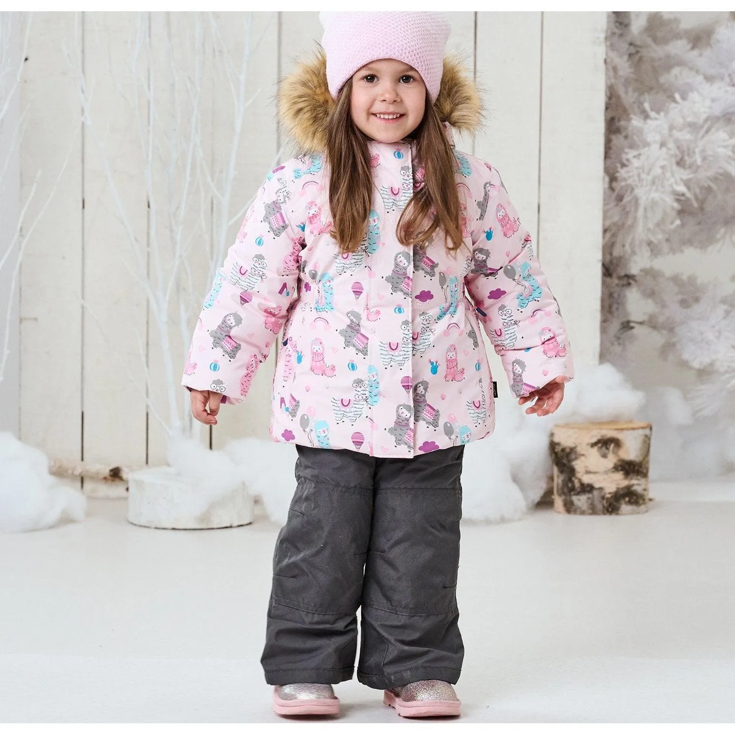 Gusti Girls Snowsuit -  Llamas - (2T to 8Y) Babykids Gusti