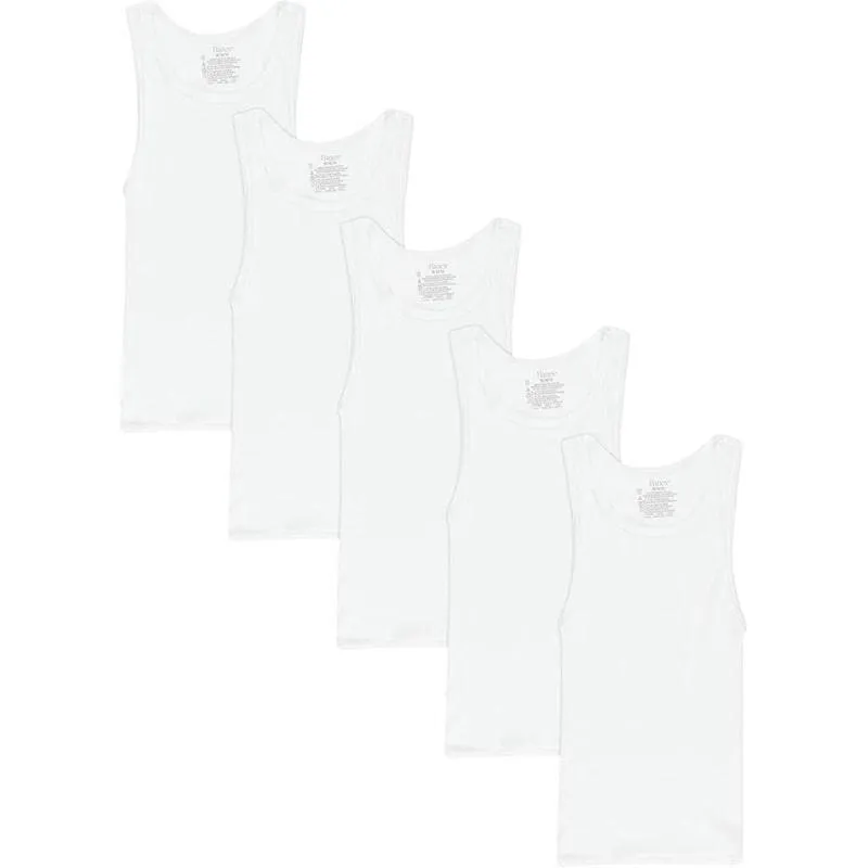 Hanes Boys Tagless Tank Tops - 5pk Babykids Hanes