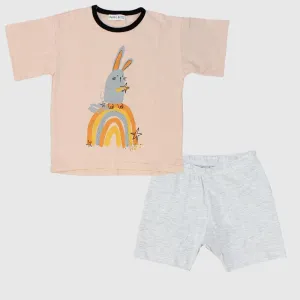 Happy Bunny Short-Sleeved Pajama