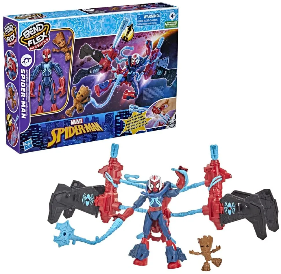 Hasbro Toys Hasbro Marvel Spider-Man Bend and Flex Missions Spider-Man Space Mission Action
