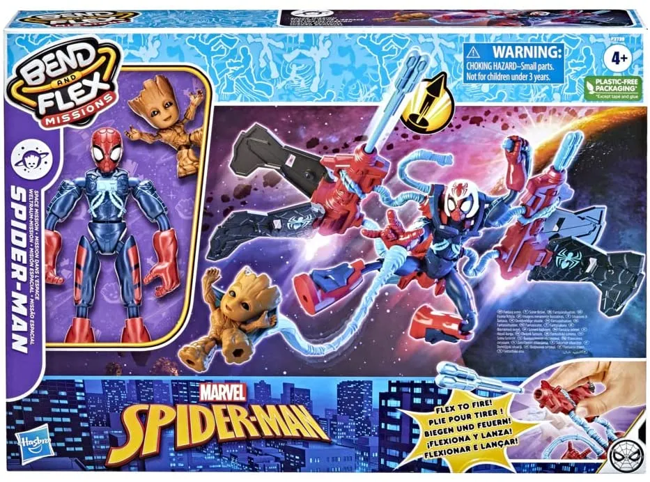 Hasbro Toys Hasbro Marvel Spider-Man Bend and Flex Missions Spider-Man Space Mission Action